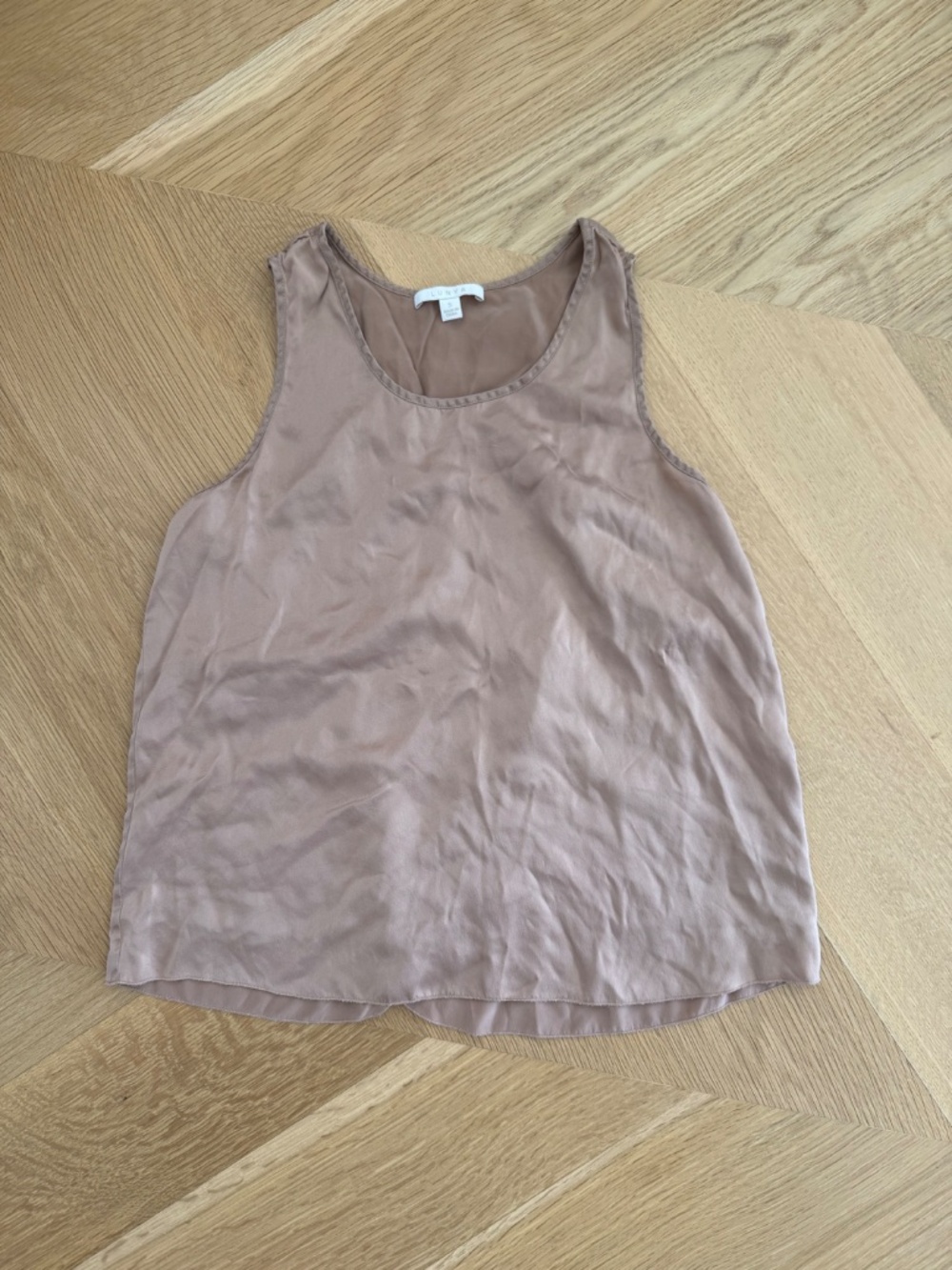 LUNYA washable silk top, Size S